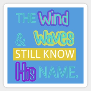 Wind and Waves Sticker